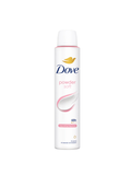 The North Point Dove Anti-Perspirant Deodorant 48h Spray (150 ml, Pack of 6) features a white can with a pink swoosh, gold dove logo, and highlights 48-hour odor protection, long-lasting fragrance, and contains 0% alcohol.