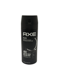 A black North Point Axe Deodorant 150ml can with a crescent design offers 48-hour freshness, featuring notes of frozen pear and cedarwood.