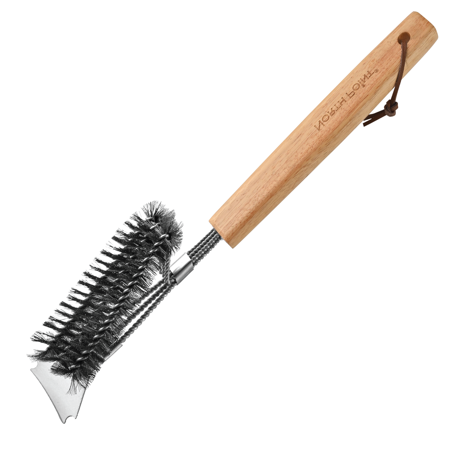 North Point® Cleaning Brush with wooden handle