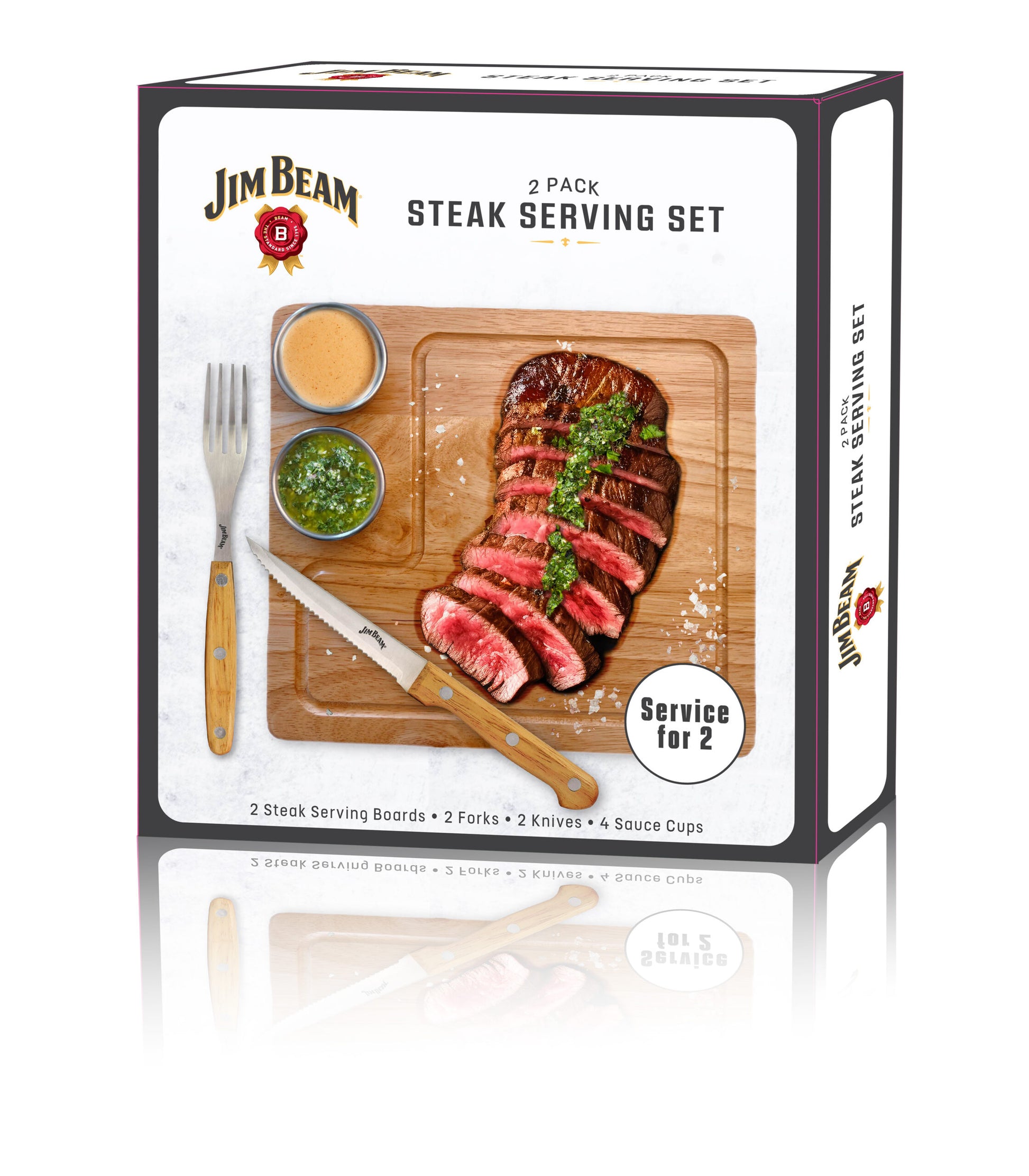 Jim Beam® 2 Pack Serving Set -Packaging